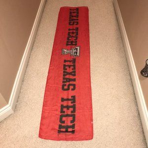 Texas Tech Red Raiders Women's Scarf Size 77Lx17H" Sheer SUPER RARE NEW NWOT